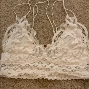 White free people bralette